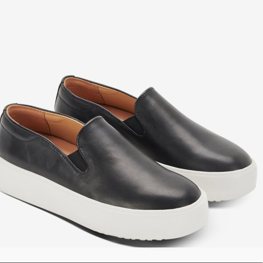 🔥🔥 JSlides black platform slip ons